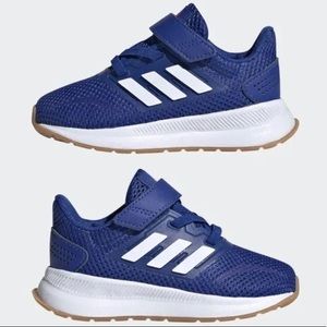 Adidas Run Falcon Blue White FW5149 TD Toddler Size 5K And 6K New